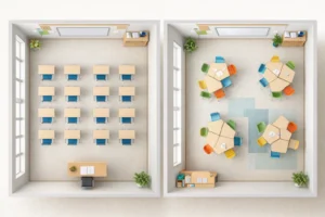 Physical Spaces: How Layout Shapes Student Achievements